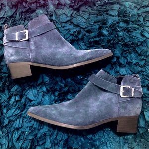 Marc Fisher LTD Ireene Suede Ankle Booties Size 10